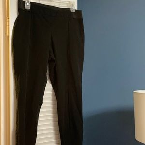 Black pants with elastic waist
